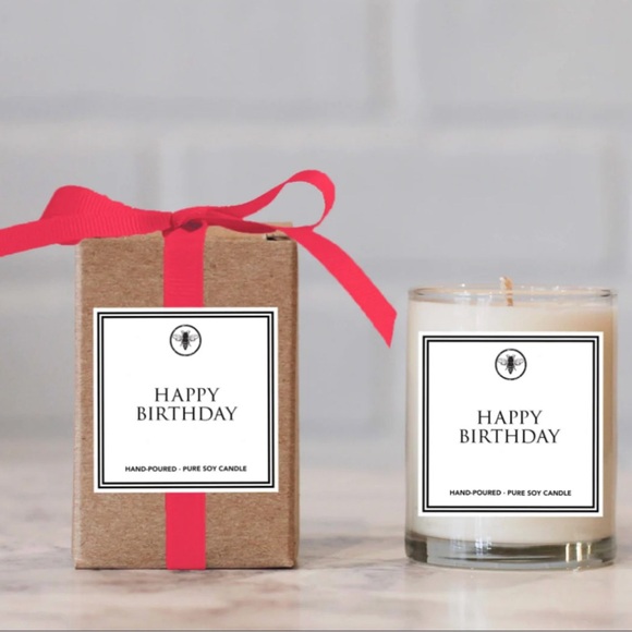 Ella B Hand Poured Happy Birthday Candle - Picture 3 of 3